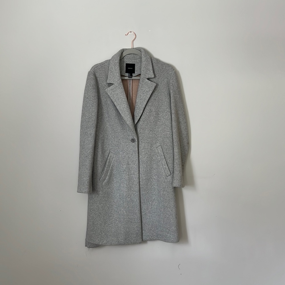 Forever 21 Gray Trench Coat